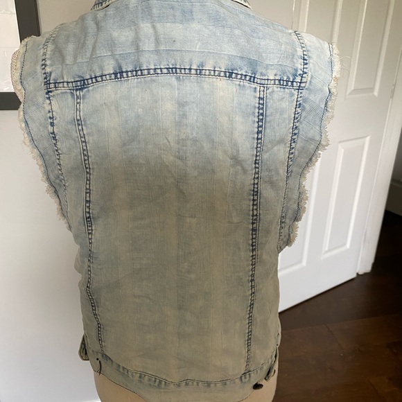 Cynthia Rowley denim vest top - Picture 5 of 5